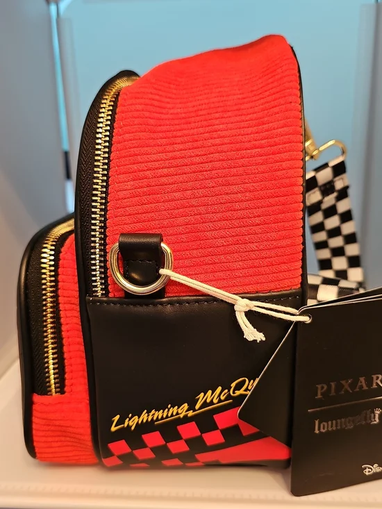 Pixar Loungefly Lightning McQueen Mini Backpack - Red - Picture 2 of 4